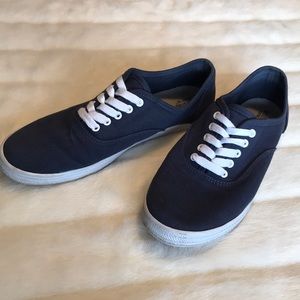 Navy blue sneakers!
